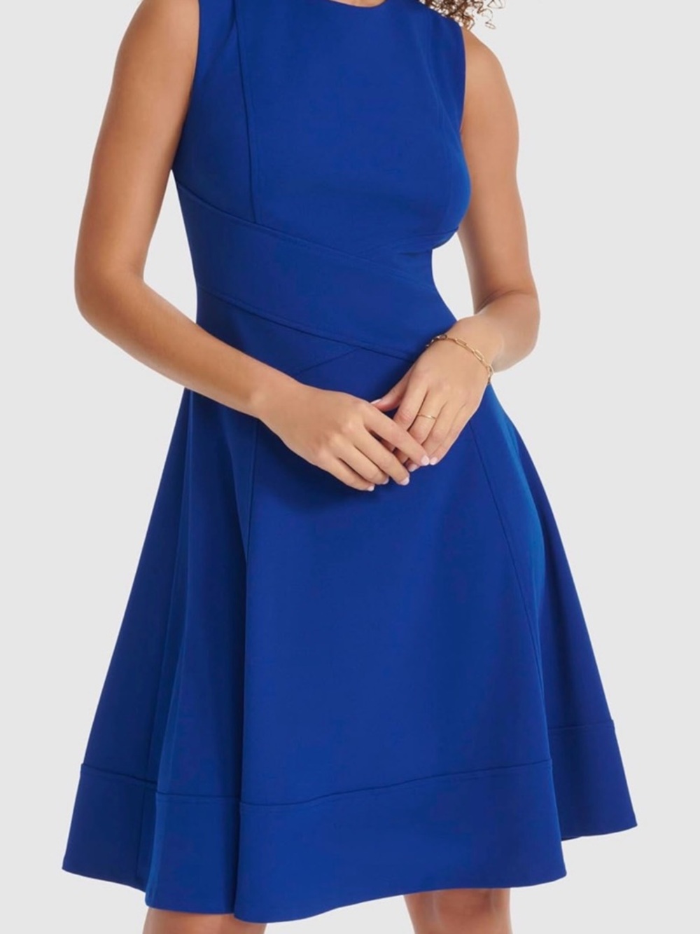 Tommy Hilfiger Royal Blue Sleeveless Fit & Flare Dress NWOT